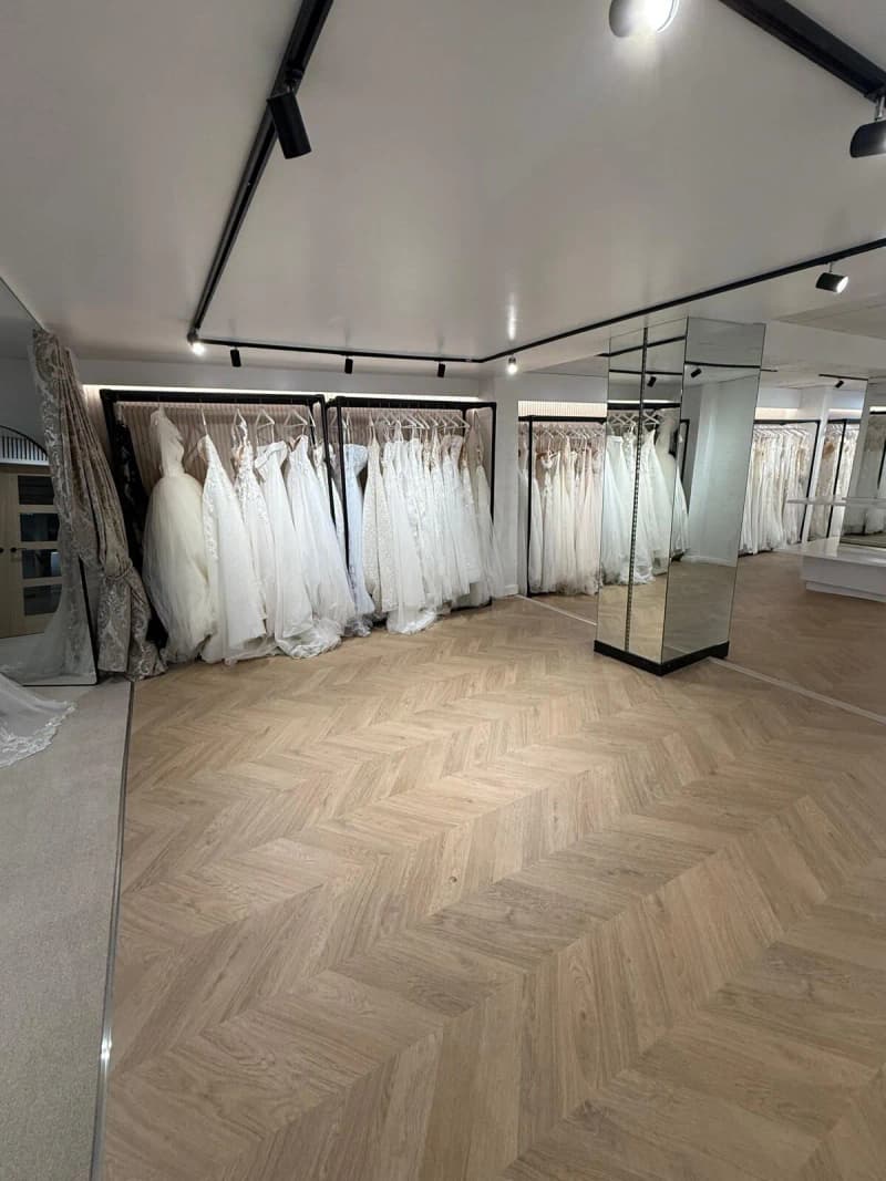 Inside the Bridal by Brittany Ann boutique in Cleveleys