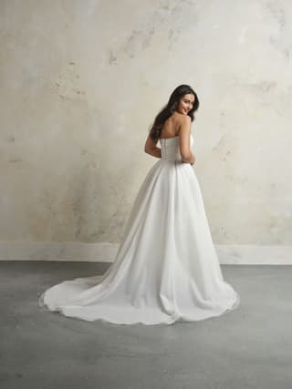 Rebecca Ingram ballgown wedding dress “Elizabeth” at Bridal by Brittany Ann, Cleveleys — fabric detail