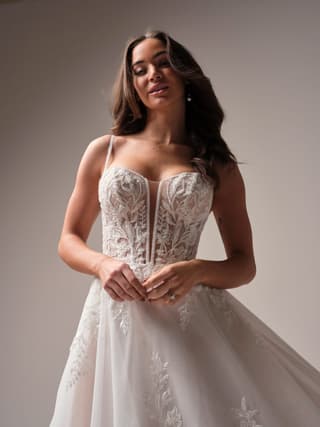 Rebecca Ingram a-line wedding dress “Jude” at Bridal by Brittany Ann, Cleveleys