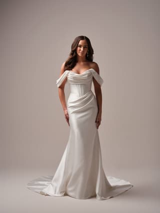 Maggie Sottero fit and flare wedding dress “Melissa” at Bridal by Brittany Ann, Cleveleys