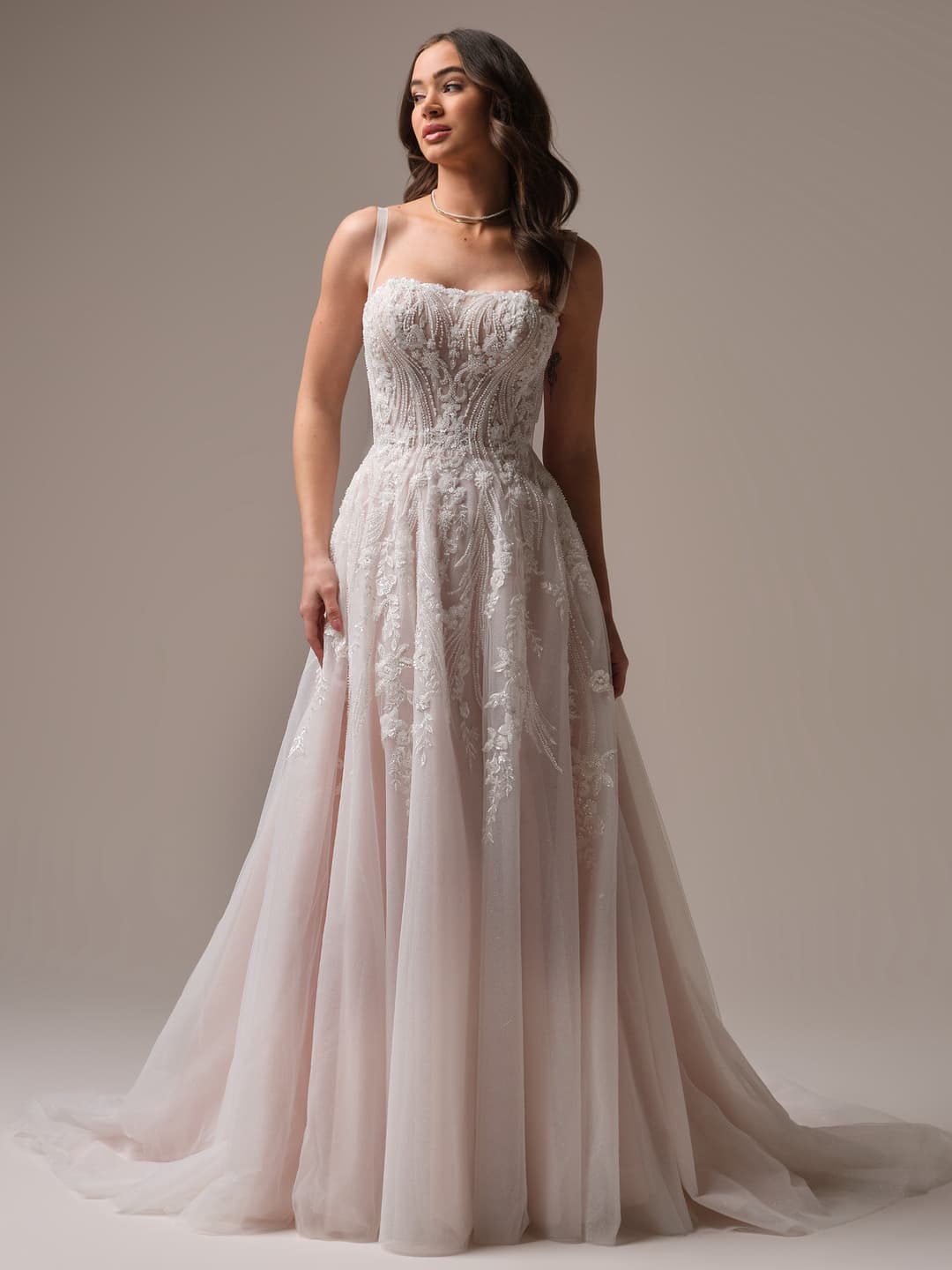 Rebecca Ingram a-line wedding dress “Angie” at Bridal by Brittany Ann, Cleveleys