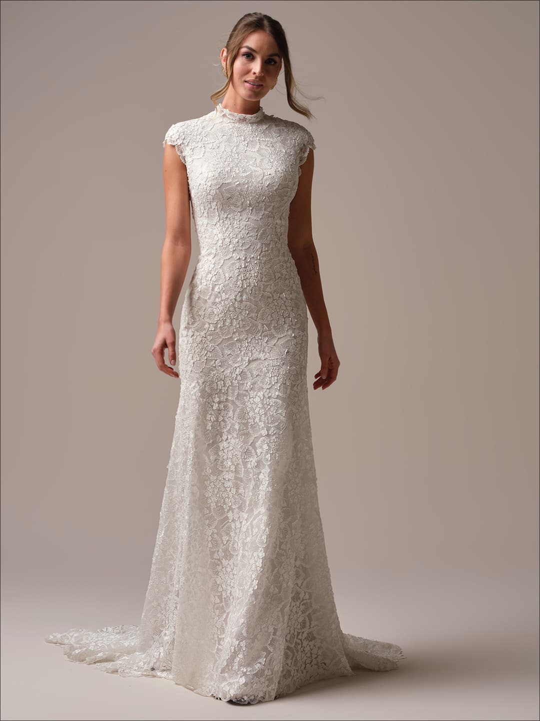 Maggie Sottero fit and flare wedding dress “Auburn” at Bridal by Brittany Ann, Cleveleys