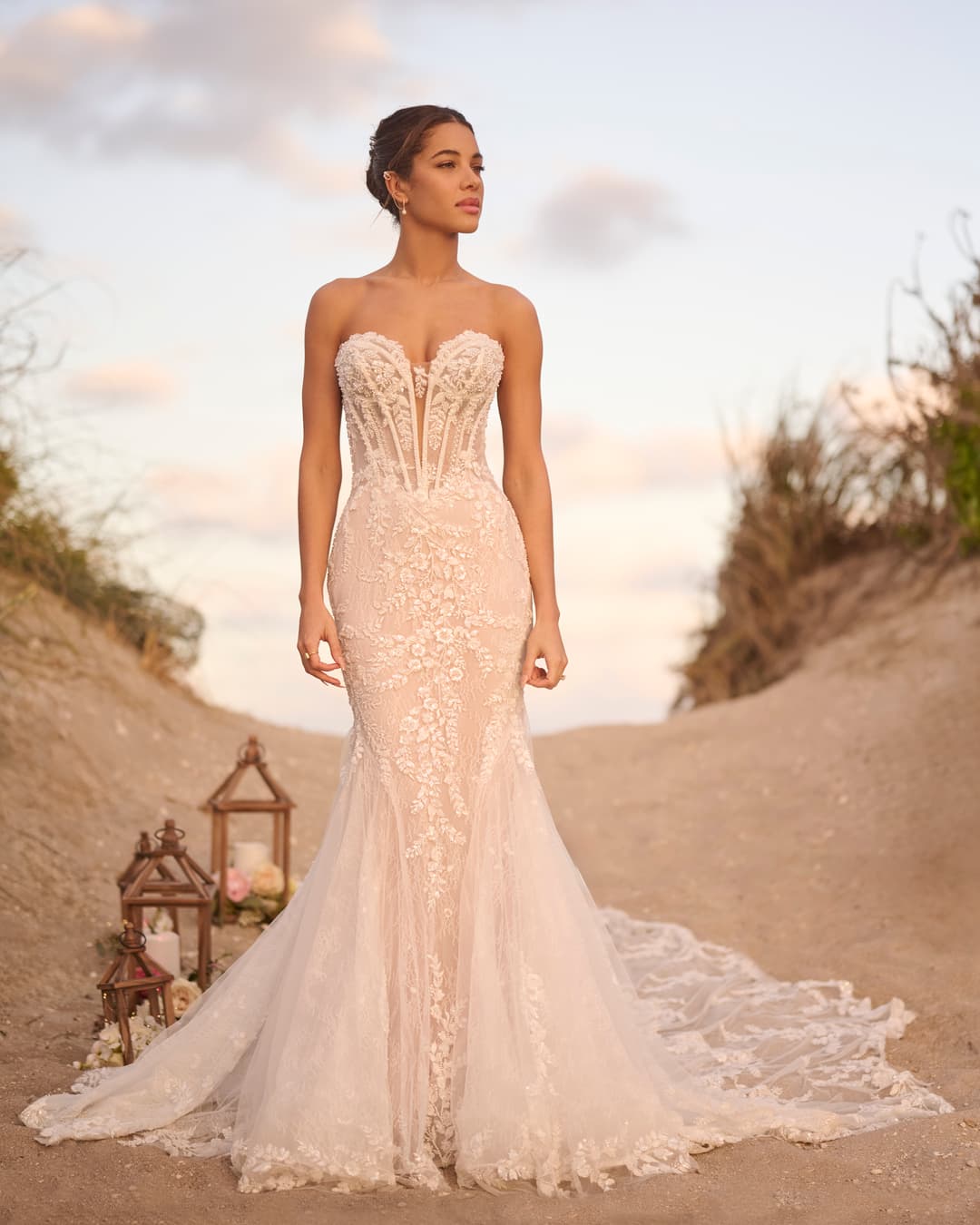 Sottero & Midgley fit and flare wedding dress “Benjie Royale” at Bridal by Brittany Ann, Cleveleys