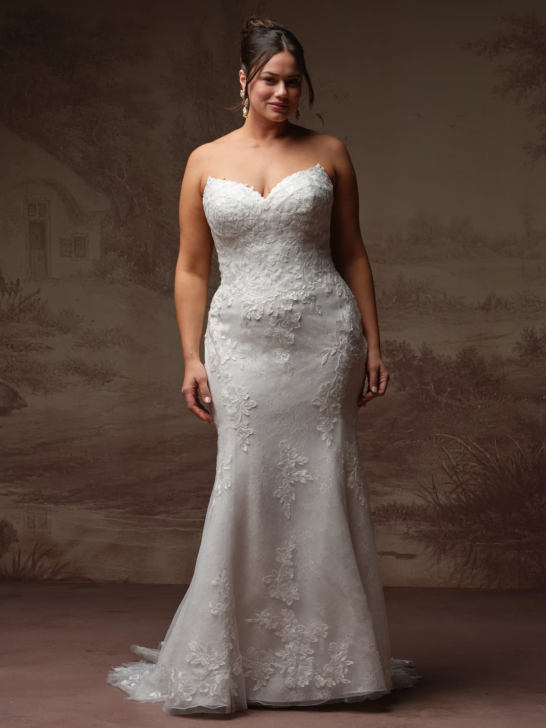 Rebecca Ingram fit and flare wedding dress “Brandy” at Bridal by Brittany Ann, Cleveleys