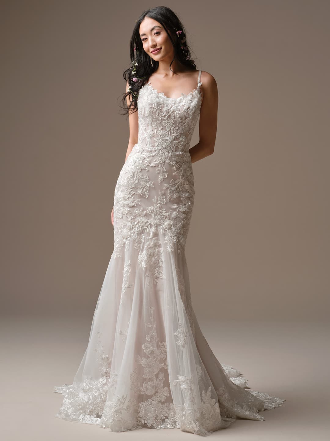 Rebecca Ingram fit and flare wedding dress “Eden” at Bridal by Brittany Ann, Cleveleys