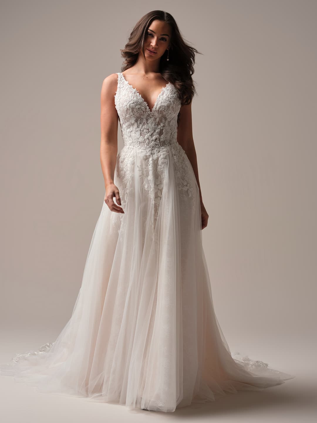 Rebecca Ingram a-line wedding dress “Honor” at Bridal by Brittany Ann, Cleveleys
