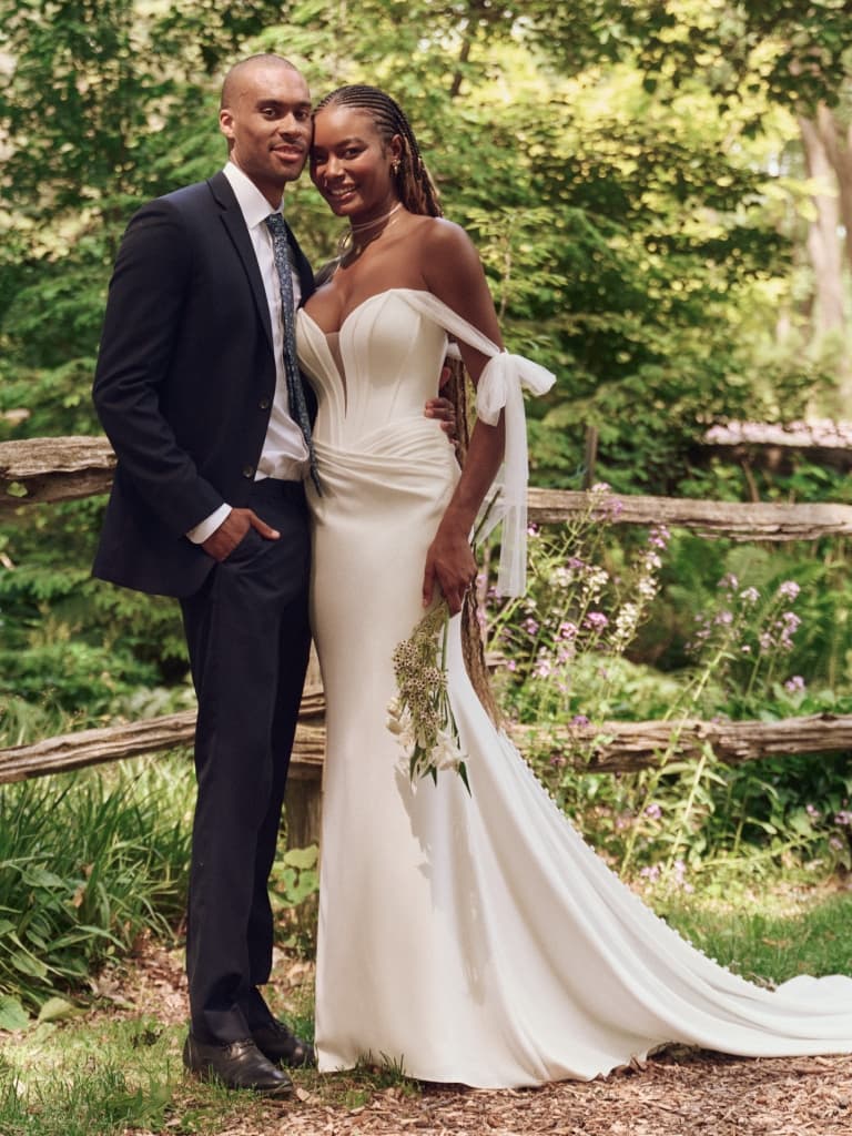 Maggie Sottero fitted wedding dress “Jace” at Bridal by Brittany Ann, Cleveleys