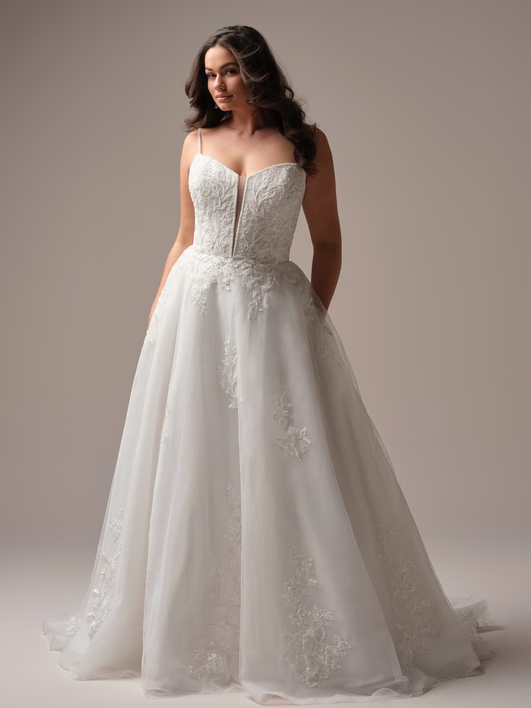 Rebecca Ingram a-line wedding dress “Jude” at Bridal by Brittany Ann, Cleveleys