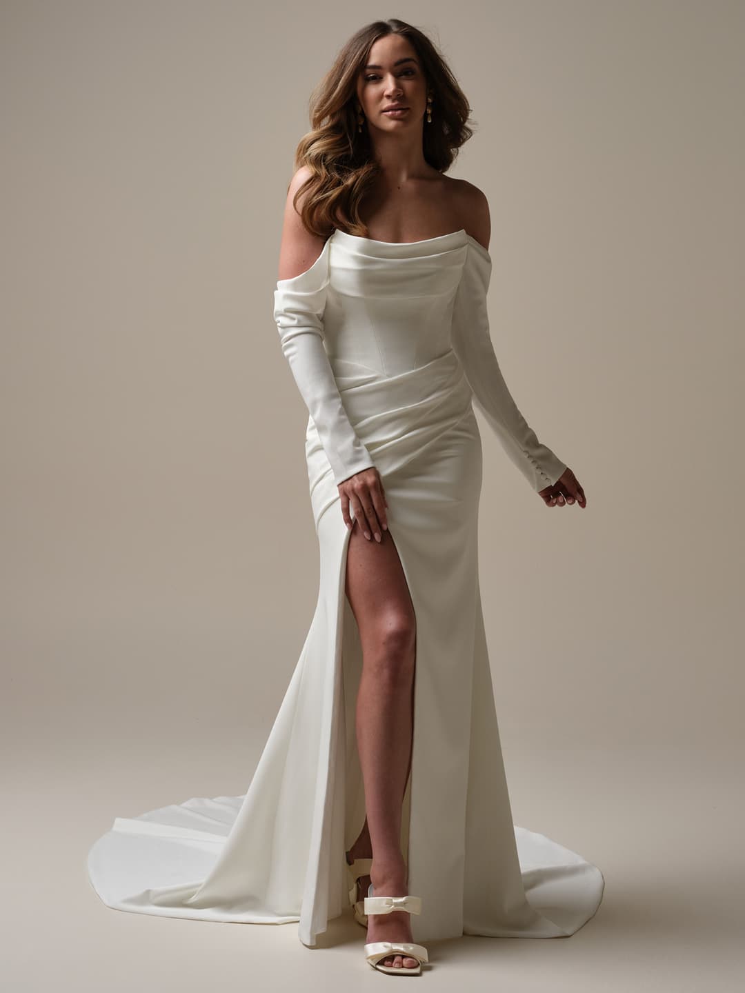 Rebecca Ingram fit and flare wedding dress “Kailani” at Bridal by Brittany Ann, Cleveleys