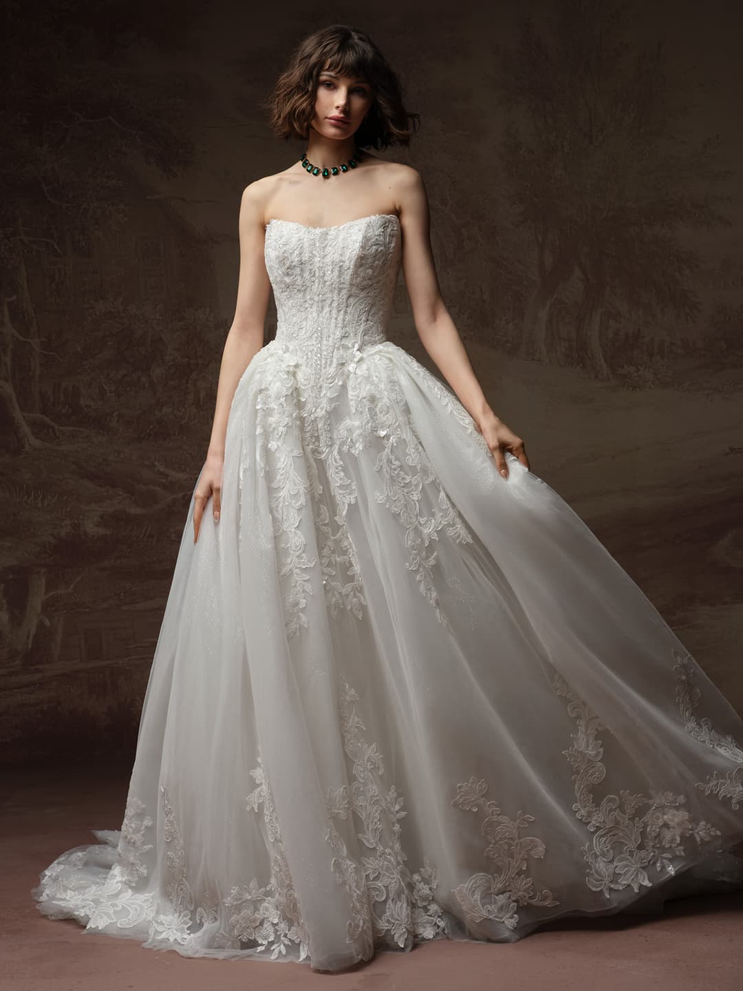 Maggie Sottero ballgown wedding dress “Lyra” at Bridal by Brittany Ann, Cleveleys