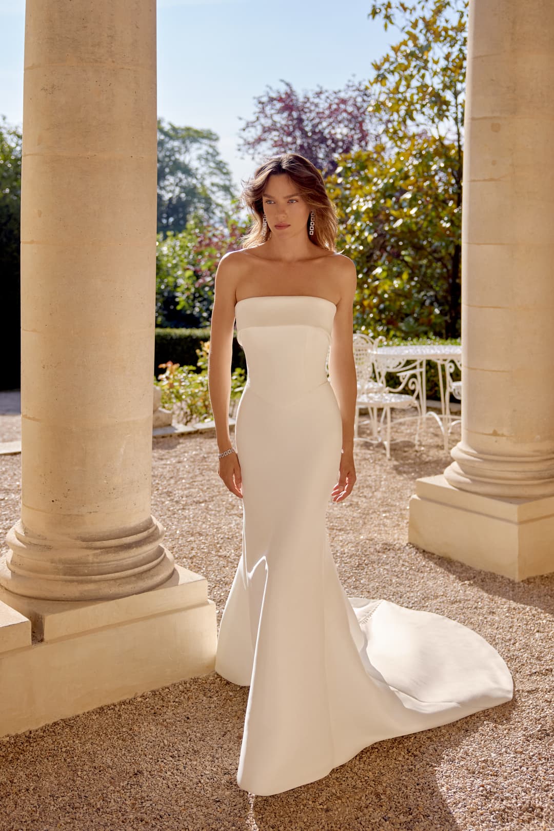 Justin Alexander fit and flare wedding dress “Marnie 88505” at Bridal by Brittany Ann, Cleveleys