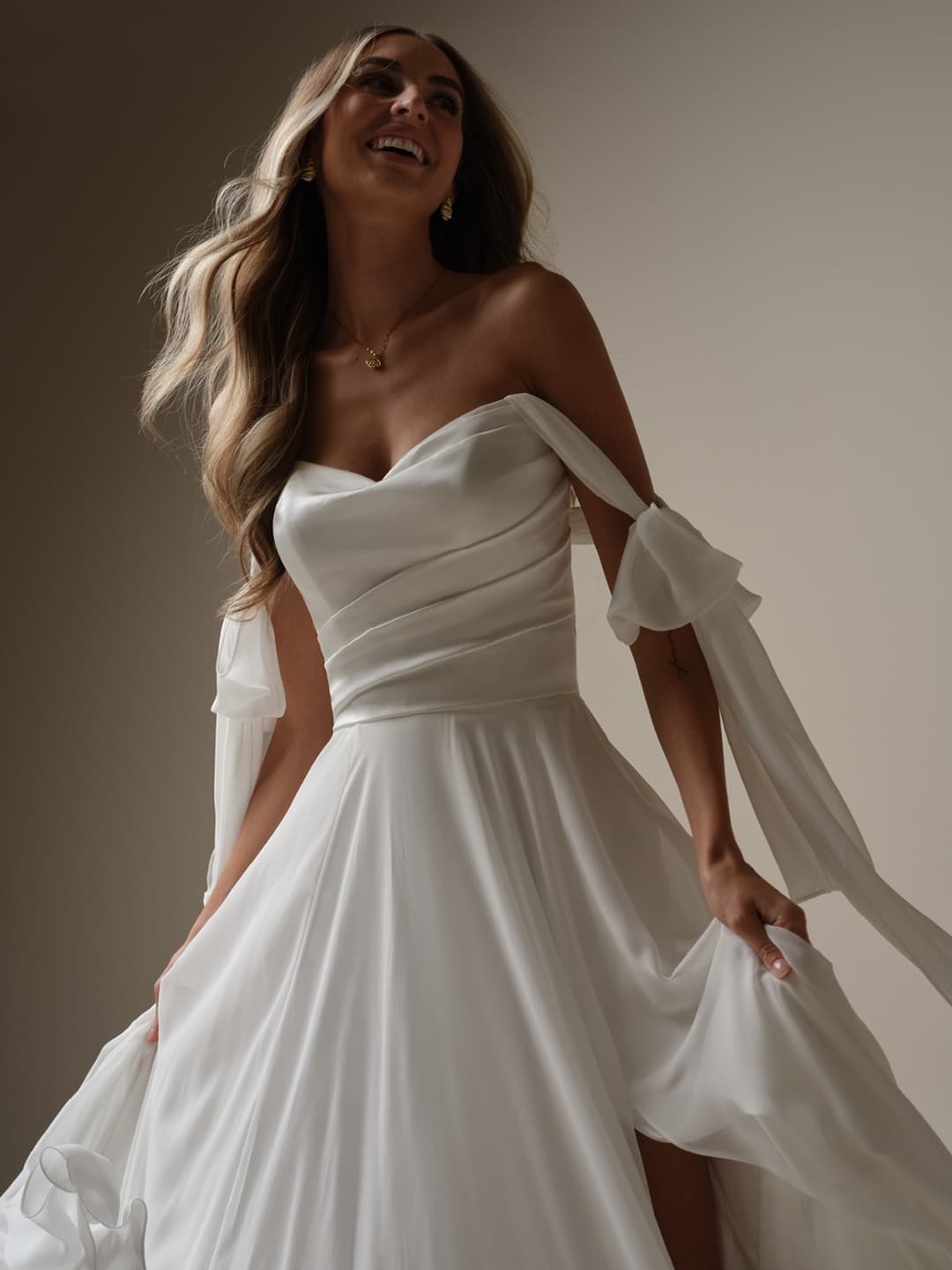 Rebecca Ingram a-line wedding dress “Melody” at Bridal by Brittany Ann, Cleveleys