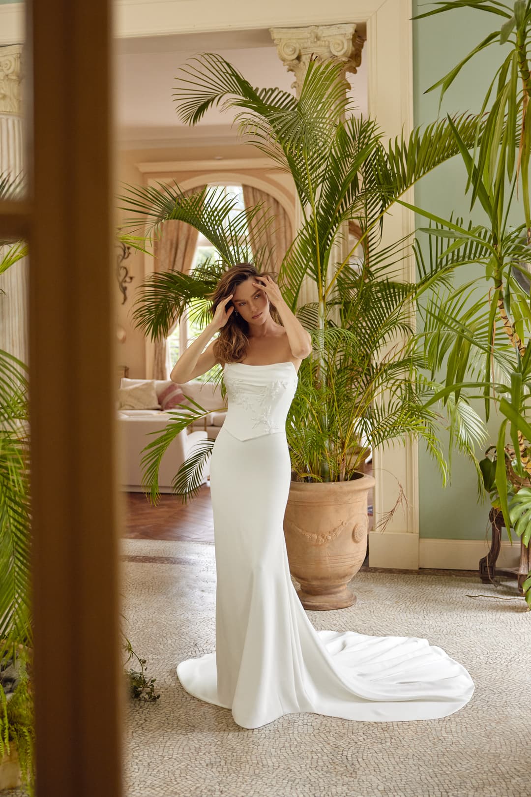 Justin Alexander fit and flare wedding dress “Monroe 88500” at Bridal by Brittany Ann, Cleveleys