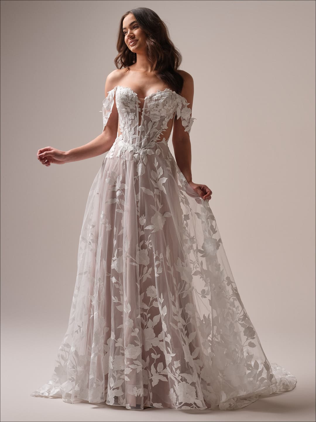 Maggie Sottero a-line wedding dress “Natalie” at Bridal by Brittany Ann, Cleveleys