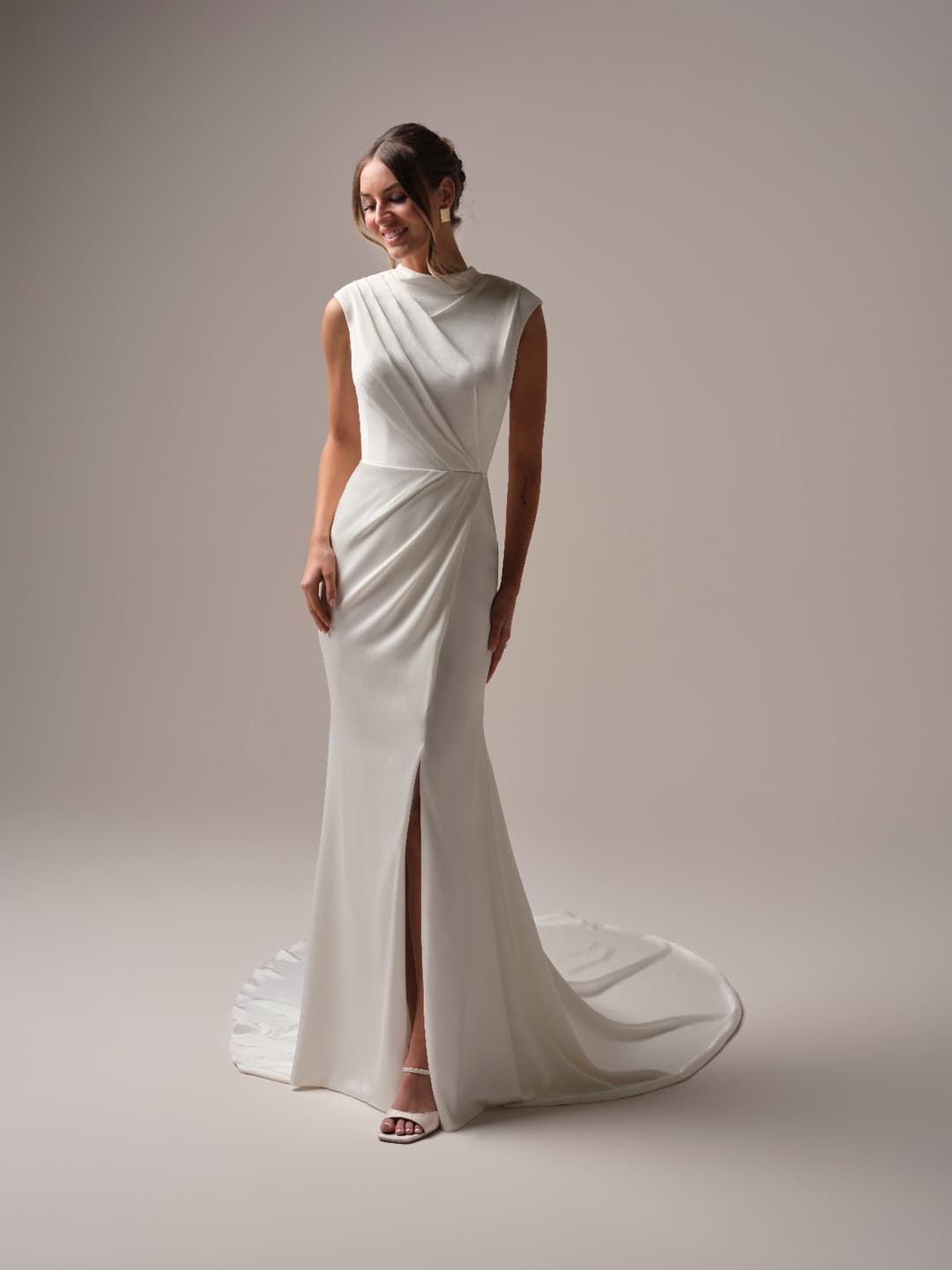 Rebecca Ingram fit and flare wedding dress “Portia” at Bridal by Brittany Ann, Cleveleys