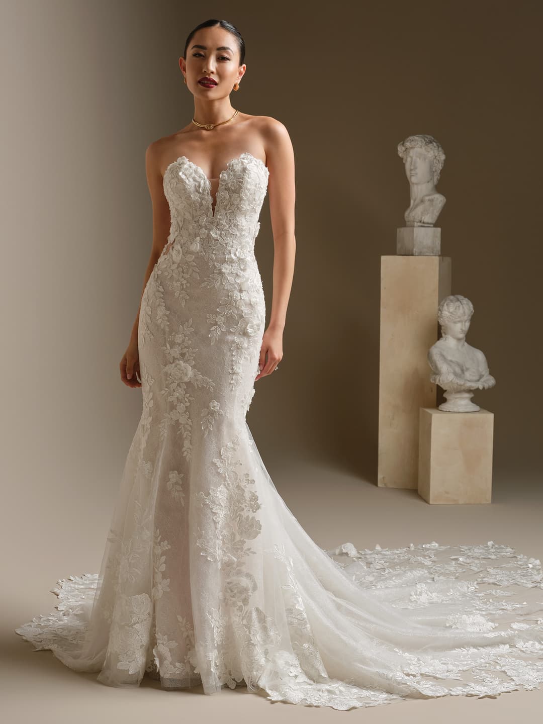 Sottero & Midgley fit and flare wedding dress “Rashida” at Bridal by Brittany Ann, Cleveleys