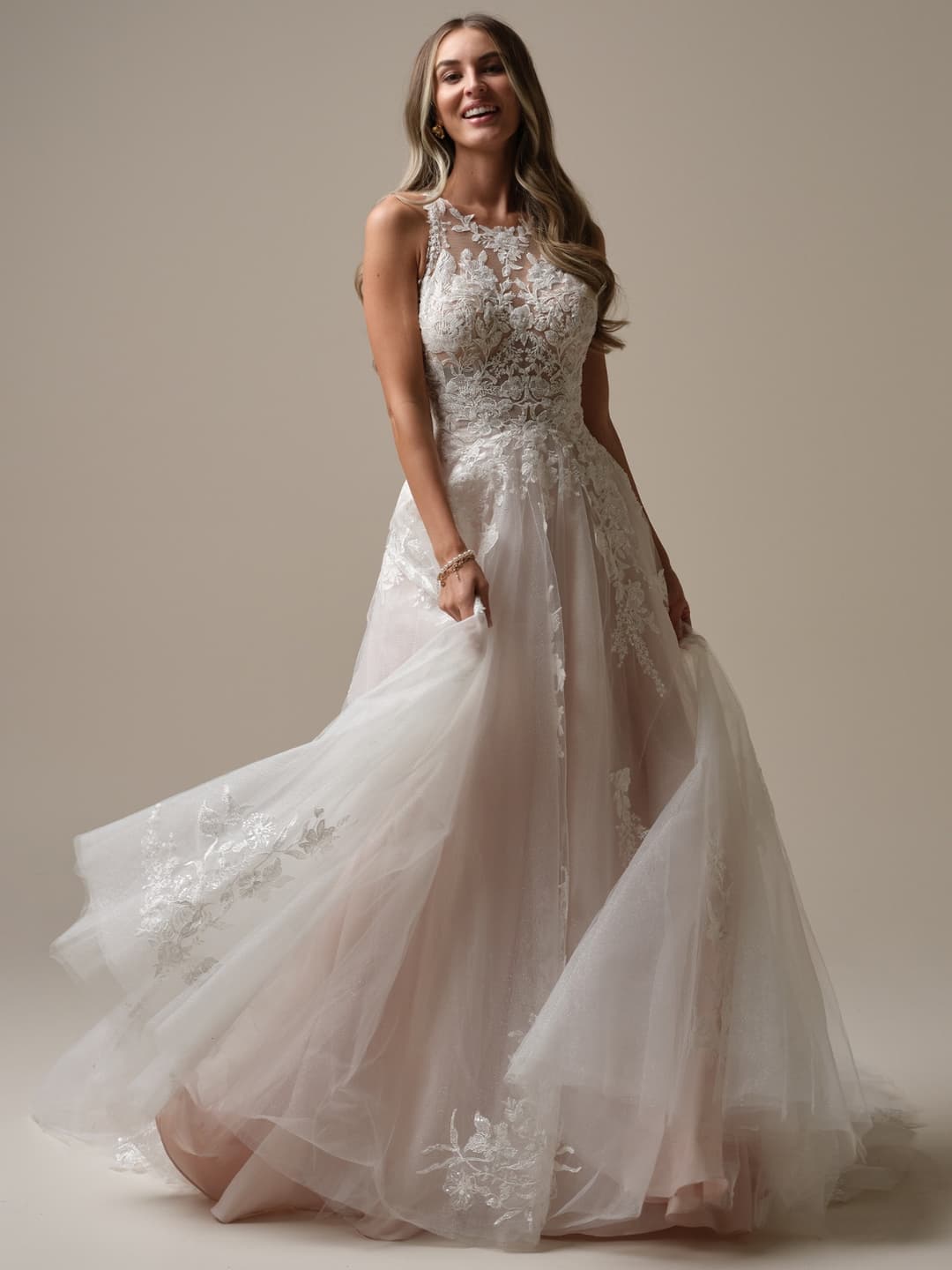 Rebecca Ingram a-line wedding dress “Rickie” at Bridal by Brittany Ann, Cleveleys