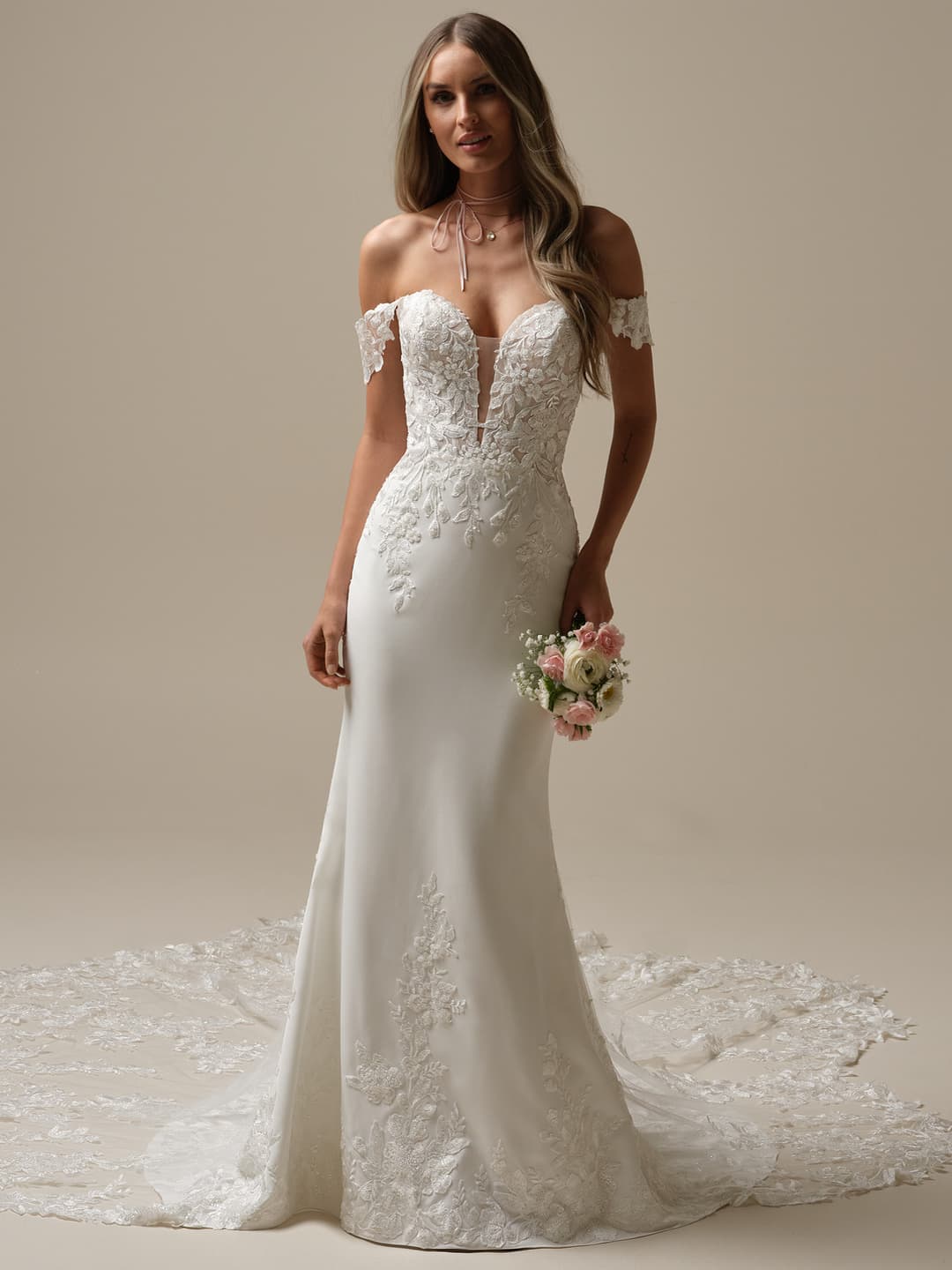 Maggie Sottero fit and flare wedding dress “Yara” at Bridal by Brittany Ann, Cleveleys